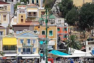 Greece, Symi Editorial Stock Photo